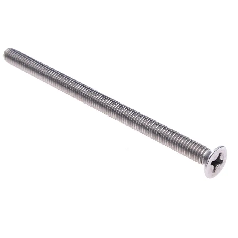 
Customized Flat Head Cross Recessed Countersunk Machine Screws 