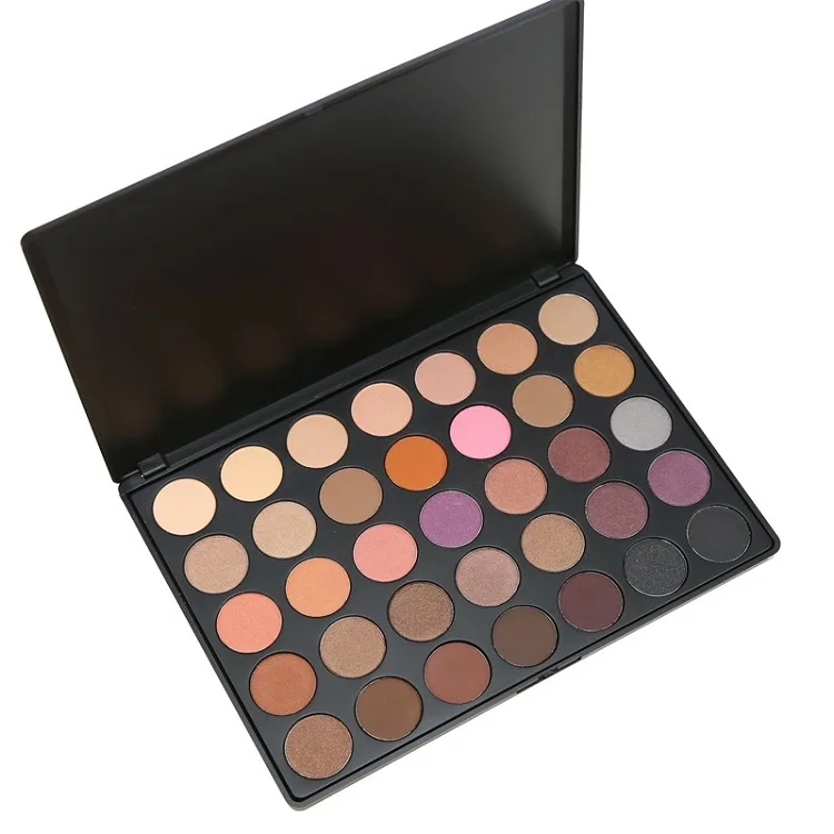 

Banfi High quality eyes makeup shimmer eyeshadow palette matte color 35colors Foe artist use