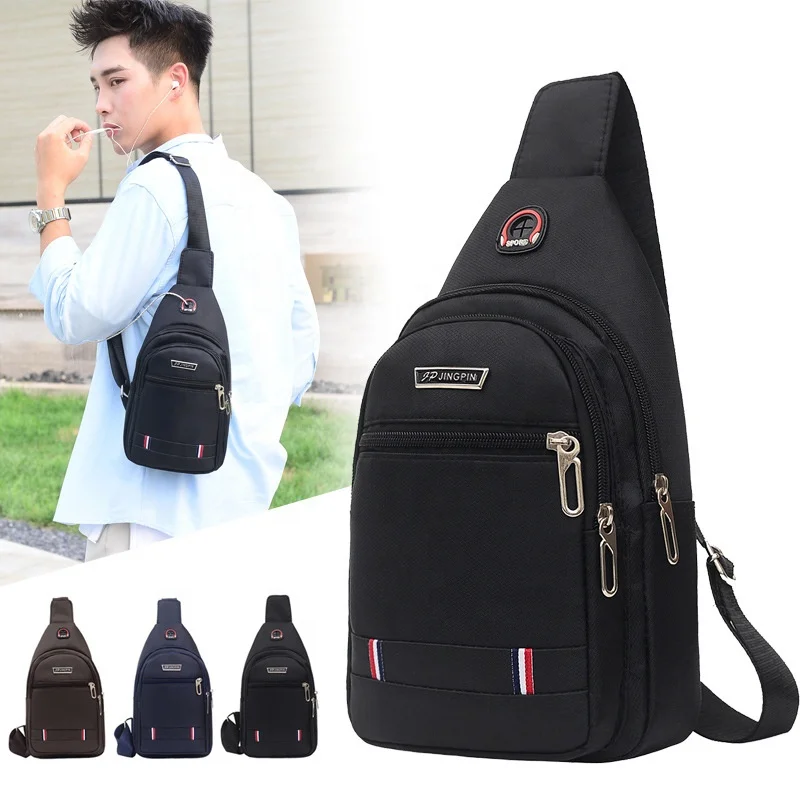 

Factory direct man chest bag fashion waterproof messenger bags mens