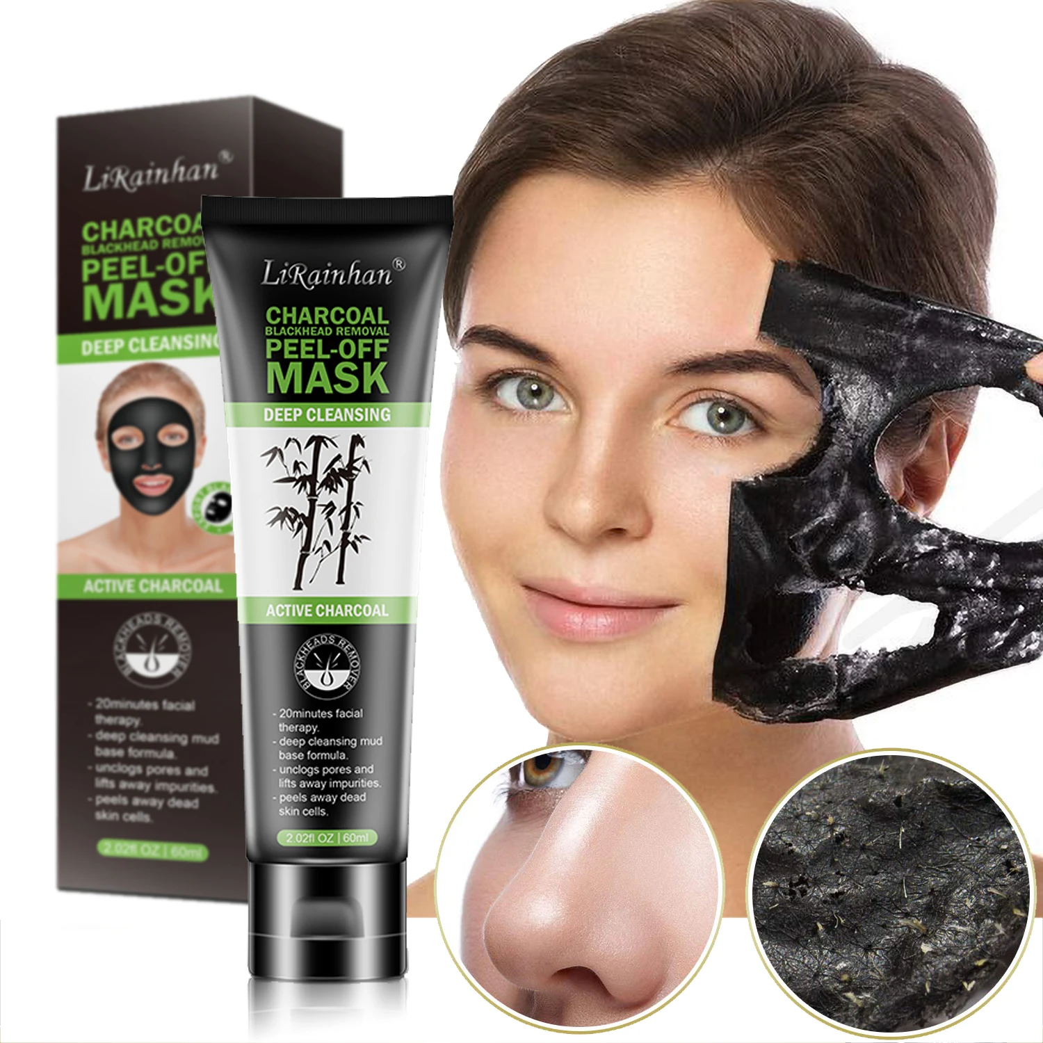 

New Product Deep Cleansing Blackhead Remove Black Pore Cleaner Facial Peel-off Mask