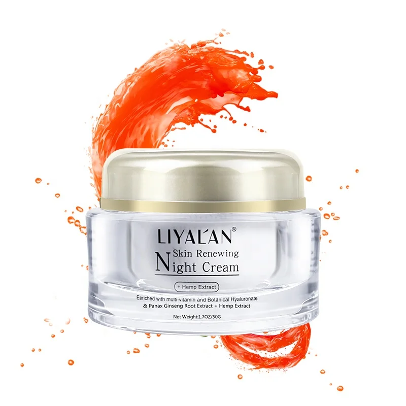

LIYALAN Private Label Natural Organic Skin Care Anti Aging Whitening Face Night Cream For Face