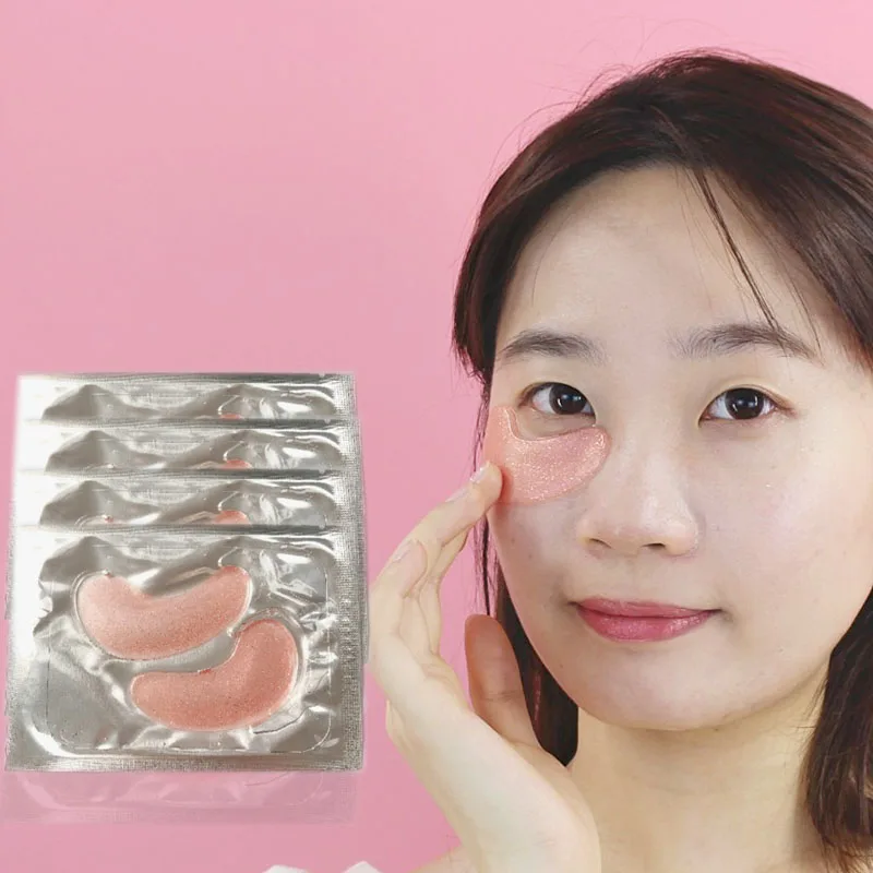 

Pink Eye Sheet Mask for Dry Eyes Collagen Crystal Gel Eye Mask Eyemask, Customized color