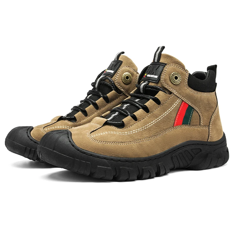 

Hiking Shoes Men's Trekking Boots Military Tactical Combat Sneakers Non-slip Men Mountain Hunting Fishing Boots Mens