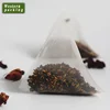 Wholesale Nylon Triangle Mesh Pyramid Heat Seal Empty Tea Bag With String and label