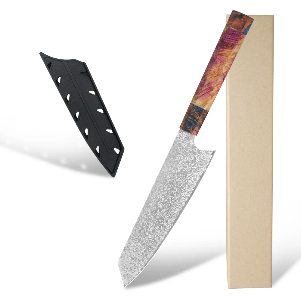 

Professional Super Sharp Handmade 8" Japanese Vg10 Steel Core 67 Layers Japan Kiritsuke Damascus Chef Knife