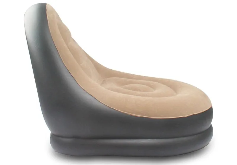 En71 Pvc Flocked Air Filled Inflatable Chair Sofa Set Furniture With