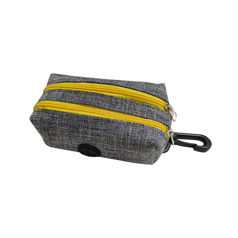 

Pet Supplies Solid Color Dog Waste Bag Holder Cama Pet Lavavel Fabric Pet Poo Bag Holder, As picture