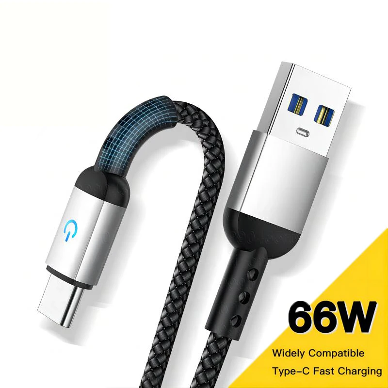 Data Cable Type-C Mobile Phone 2.4A Fast Charging C Type Data Cable For Oneplus