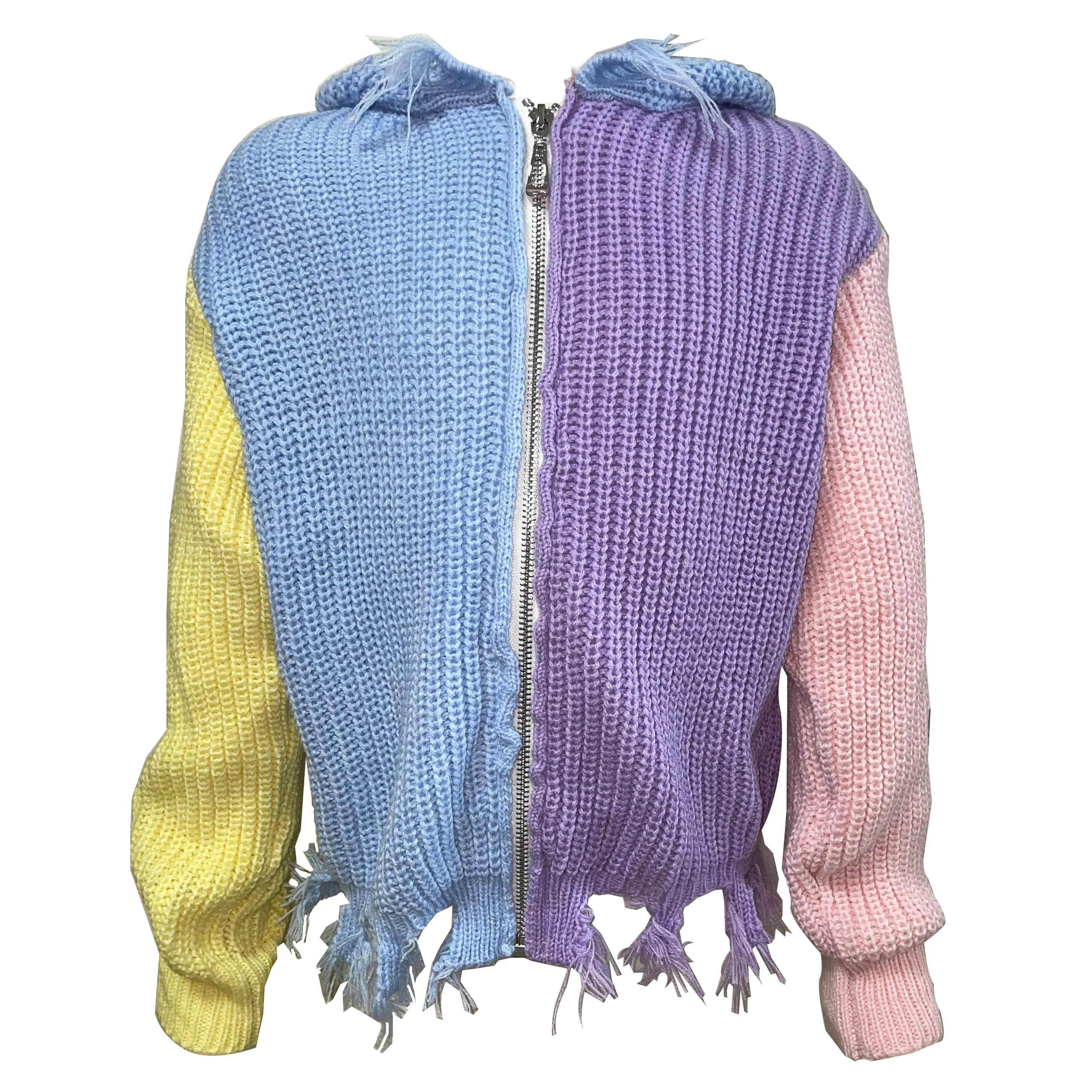 

2024 Fashion Sweater Kids Knitted sweater 10 Years Girls Cardigan Imported Children girls' sweaters