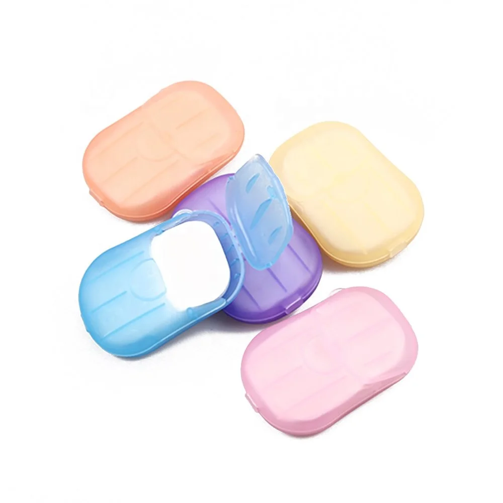

20pcs Disposable Paper Soap Flakes Washing Cleaning Hand for Outdoor Travel