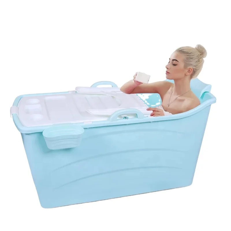 

2020 Test Passed Cheap and good quality Adult Portable Folding Bath Tub for Adults, Plastic Foldable Bathtub for Adults, Blue,pink