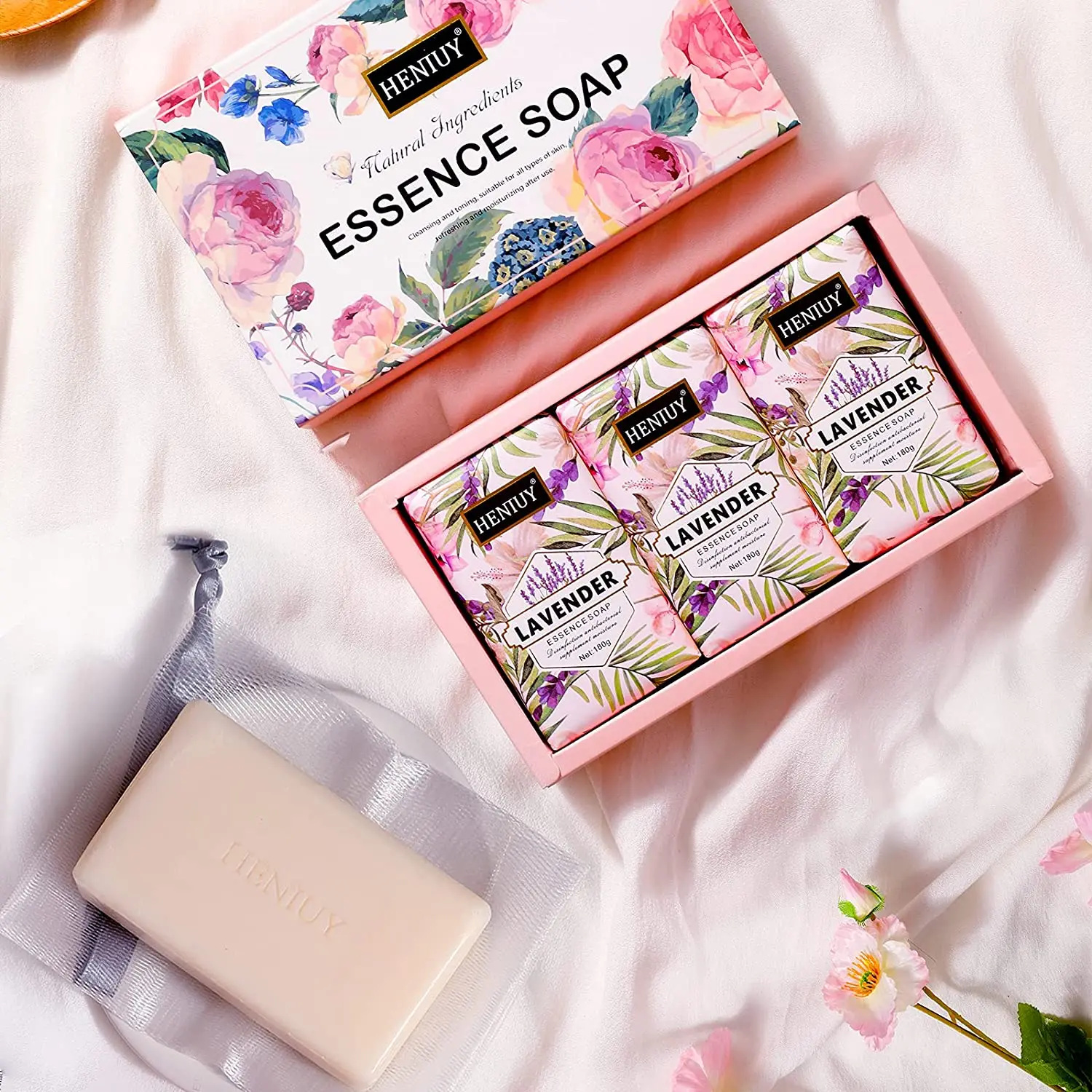 

Oem Natural Handmade Hotel Toilet Organic Lavender Bath Soap Bar Manufacturers Whitening Soap, Beige