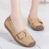 Women's Driving Flat Casual Leather Loafers Slip-On Slippers Shoes for office daily work