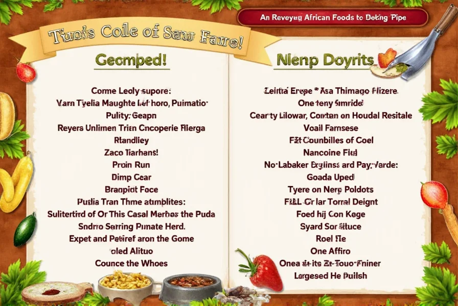 spice up your plate a fun and flavorful african foods list for every kitchen