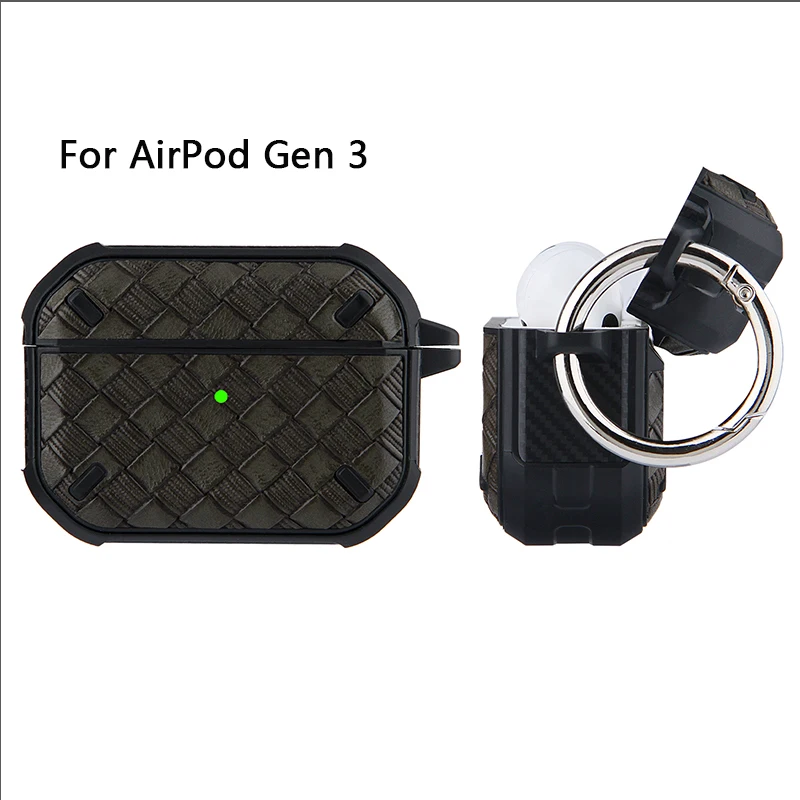 

PU Leather Cover For Airpods Pro 3 Case For Gen 3 Airpods Cover For Airpods 3 Case