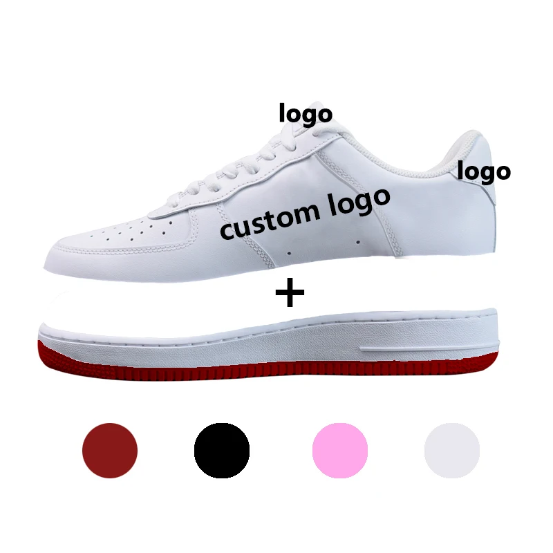

High Quality Original Custom Air Genuine Leather Factory Wholesale Logo Customization Men's Casual Sneakers Skateboard Shoes, Customerized
