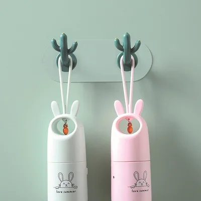 

New Cactus Hook Strong Viscose Punch-free Plastic Hanger Seamless Hook Multifunctional Hook