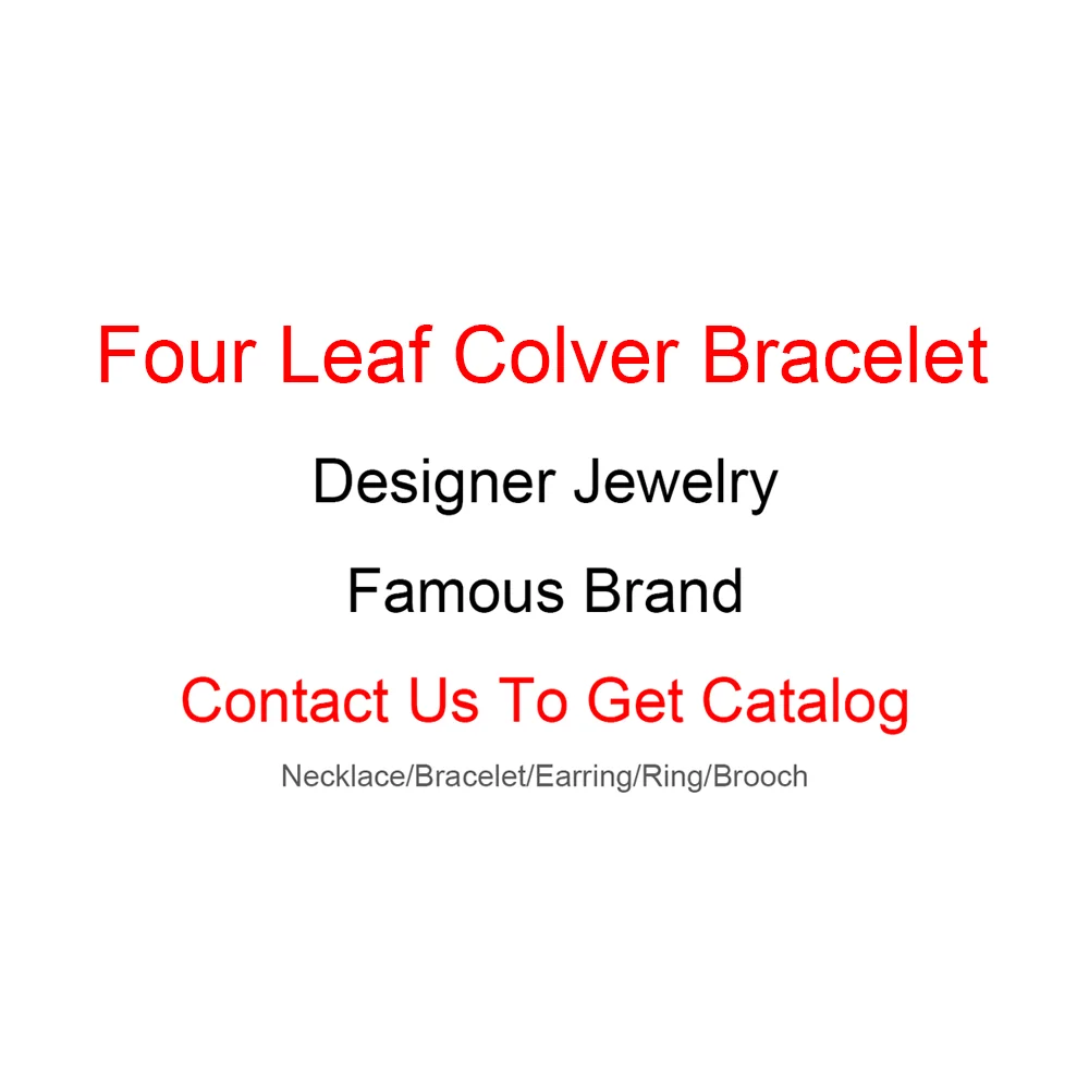 Fashion Clover Bracelet Ajustable Stainless Steel 18k Gold Non Tarnish Waterproof  Four Leaf Clover Bracelet For Women