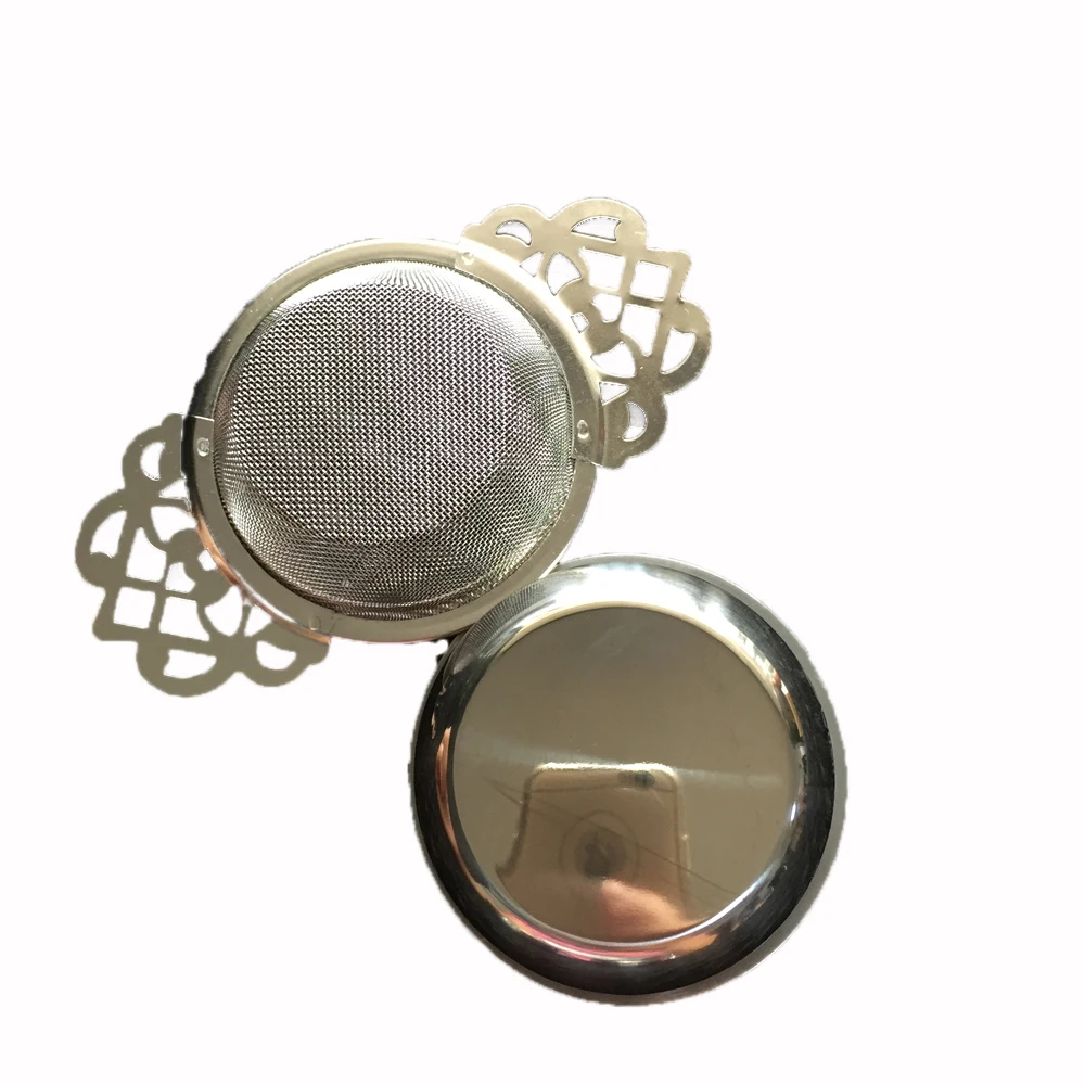 

stainless steel lace handle tea infuser fine mesh tea strainer