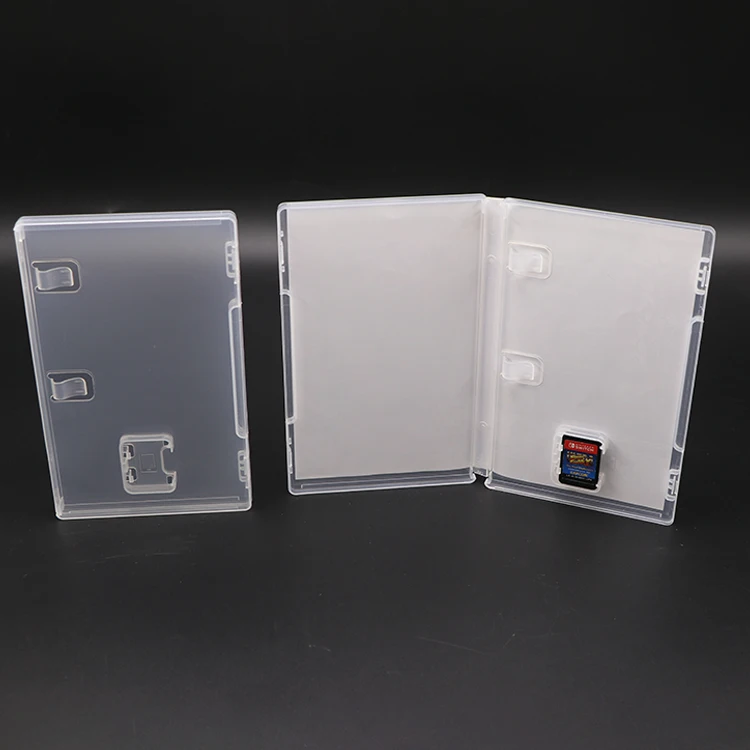 

Hard Plastic Packing Clear Blank Game Cartridge Box Protector Switch Games For PSP PS1 PS2 PS3 PS4