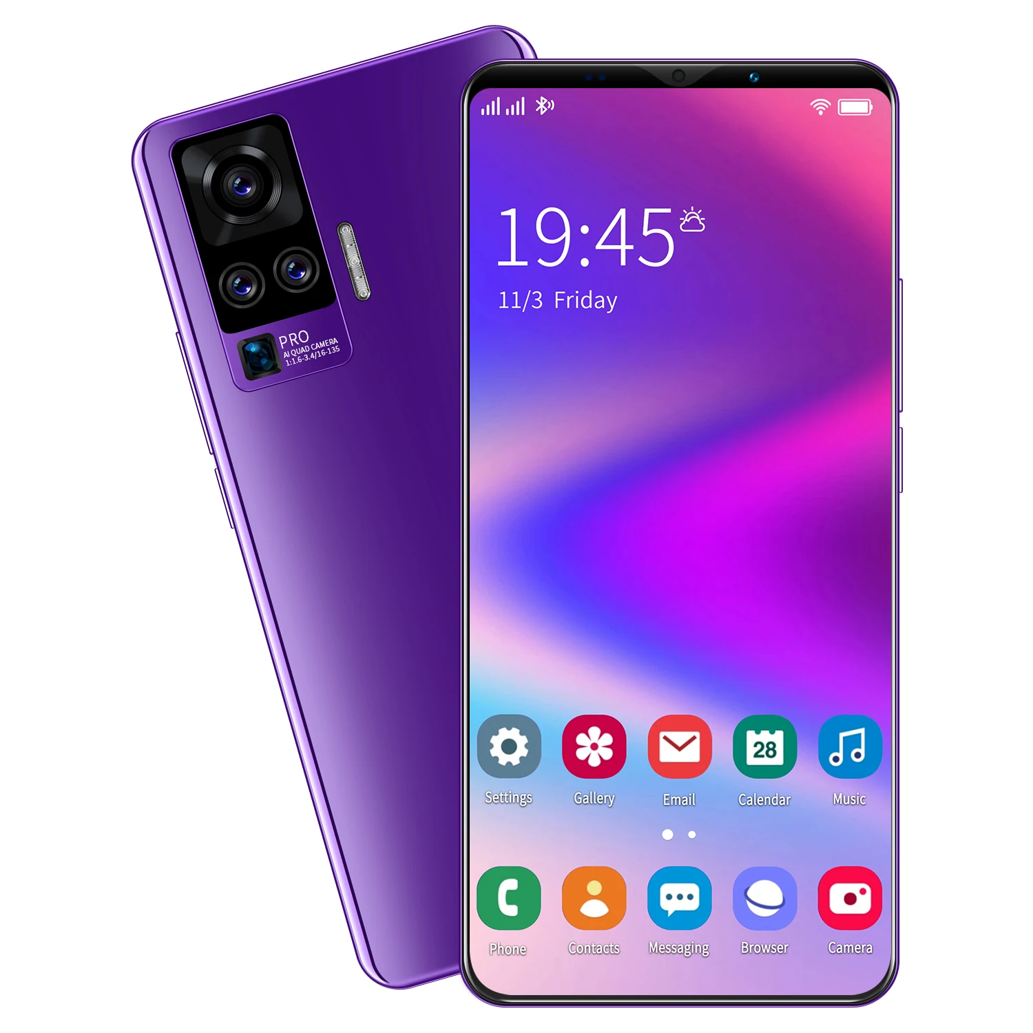 

Fashion andriod 10 smartphone mobile phones with high cost performance 8gb+512gb 12gb+512gb 5g smart phone, Purple, red, blue