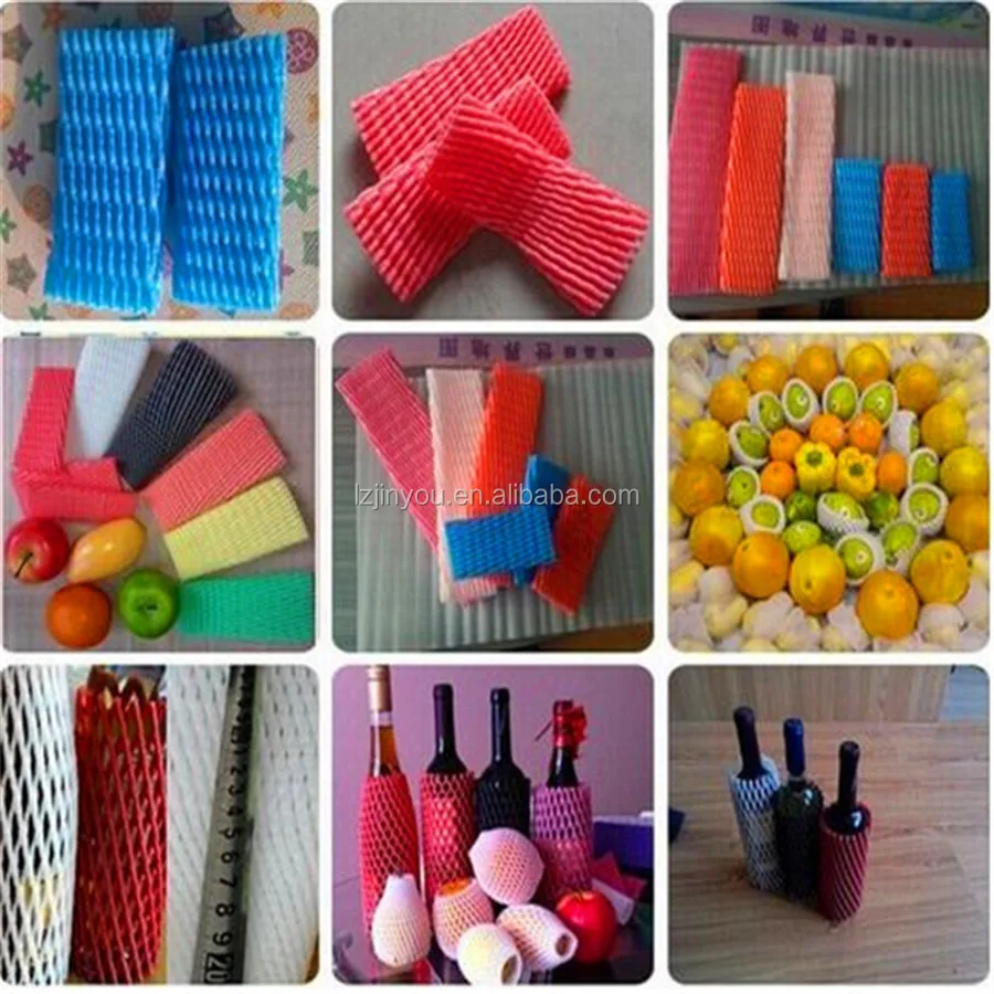 Biodegradable Epe Foam Packaging Protective Sleeve Net Mesh Netting For