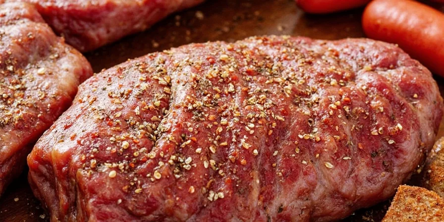 Comparison chart of different meat types and their characteristics