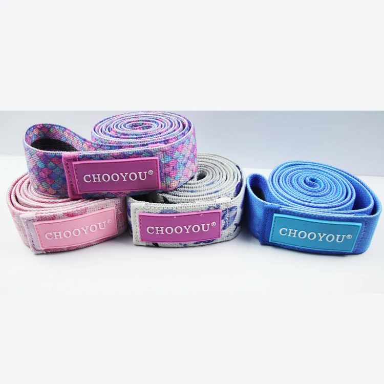 

Drop Shipping New Arrival Ocean Element Printing Resistance Bands for leg training bulk resistance bands exercise bands