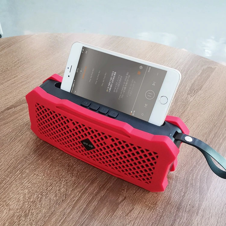 5W Waterproof HY-59 Bluetooth Speaker Audio Speaker Audio Bass Subwoofer Outdoor Portable Wireless Speaker + Mobile Power - ANKUX.COM