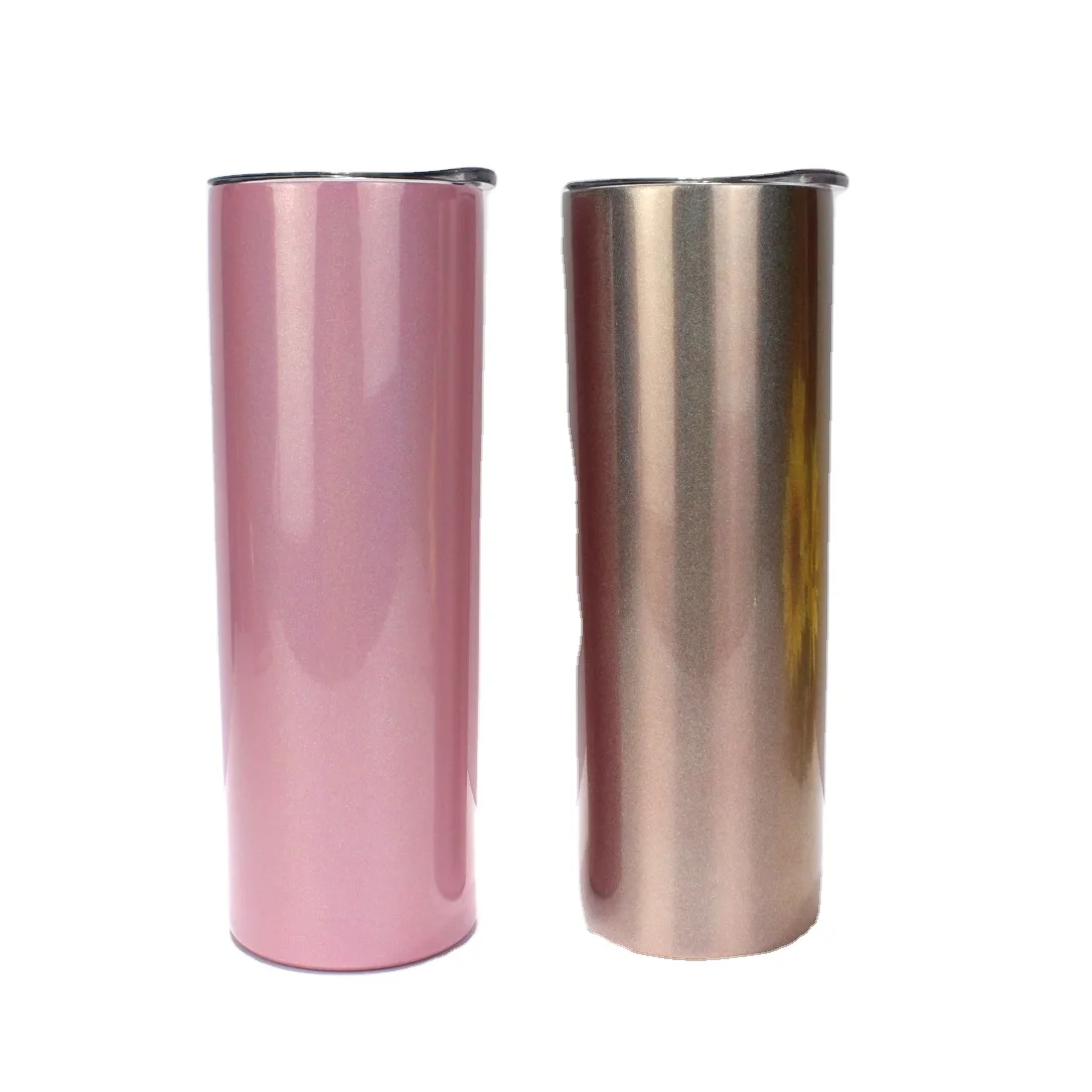 

20oz Hot Cold Drinks Double Wall Vacuum Insulated Stainless Steel Cup sublimation Tumbler With Lid and Straw perfume bott, Silver