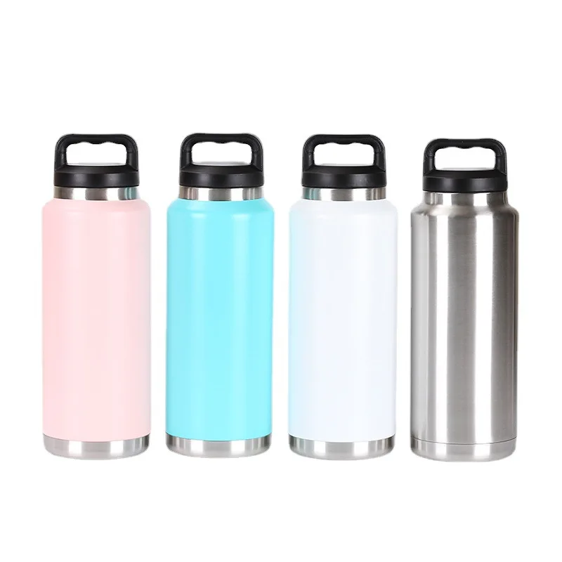 

Newly Yetys 18 Oz Cooler Flasks 26oz Stainless Steel Vacuum Sports Bottle 36oz Water Bottles Thermos Jugs With Chug Lid