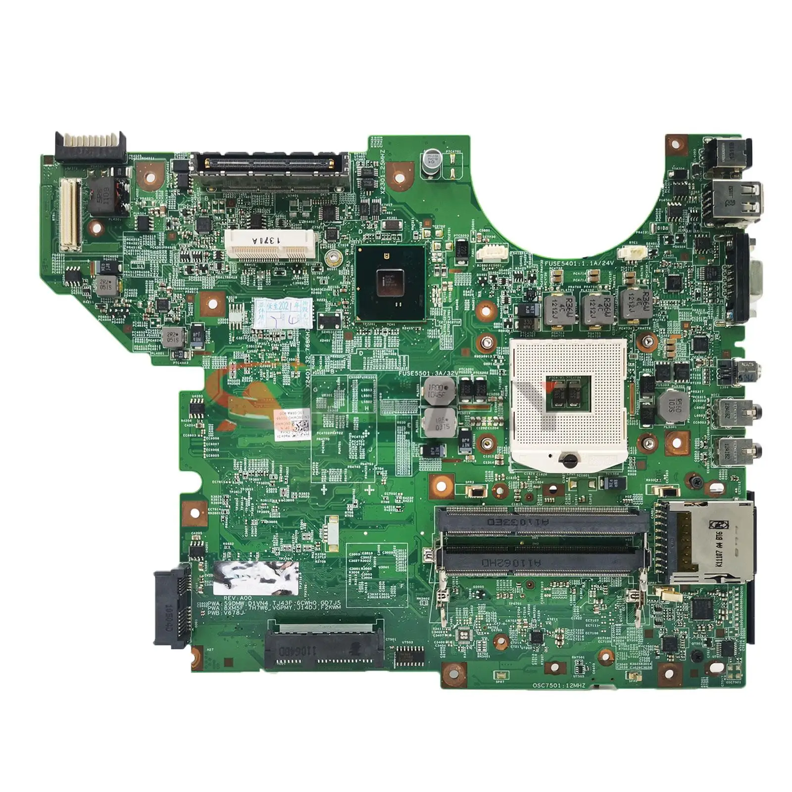 

Laptop motherboard For DELL Latitude E5410 09276-1 Mainboard CN-0D1VN4 0D1VN4 HM55 100% testing ok