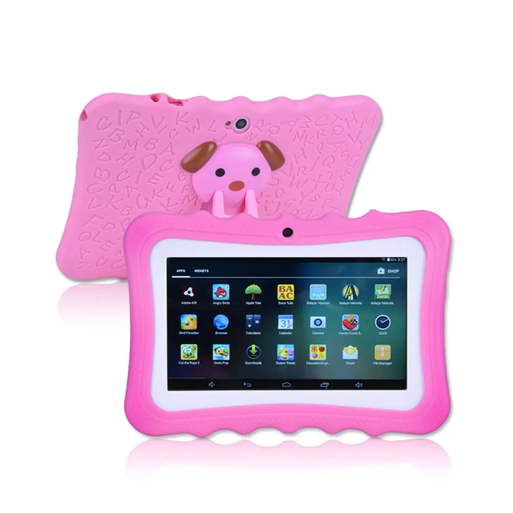 

New Q88 7 inch A33 Quad Core Kids Tablet Pc Android 4.4 Mid Children Education Tablet Pc, Pink, blue, orange, green