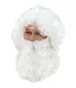 Quality Christmas White Wig Beard and Glasses Fancy Dress party wig