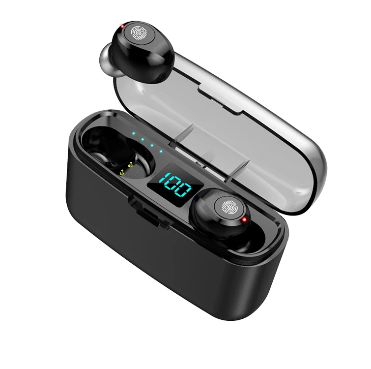 

Smallest Blue Tooth Headset Tws D900P Headphones Without Mic, Black
