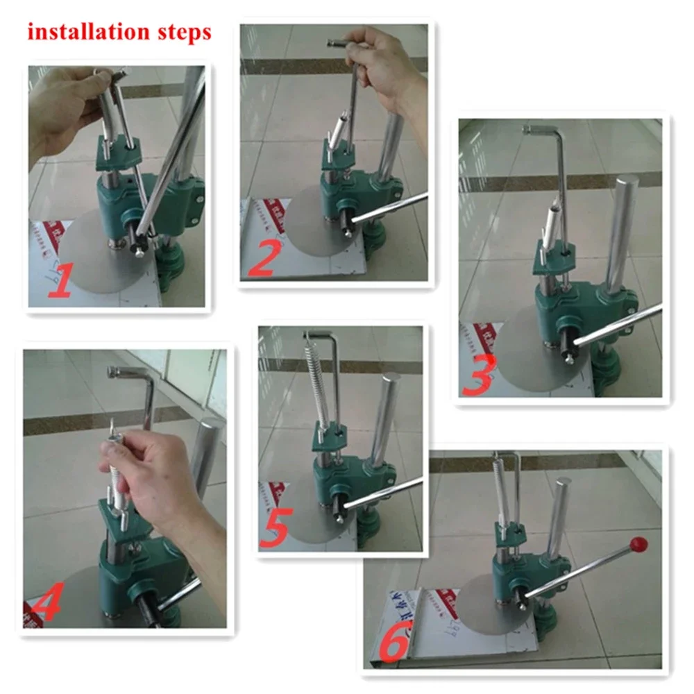 Manual Dough Press 300360mm Diameter Tortilla Dough Pressing Machine