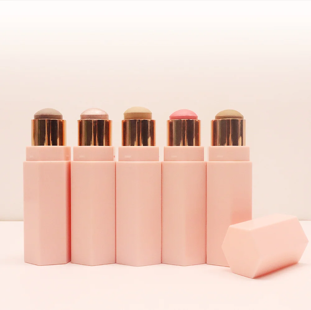 

Hot Custom Your Own Logo Waterproof Blush Makeup Pink Blusher Highlighter Blush Cream Blush Private Label Blush Stick