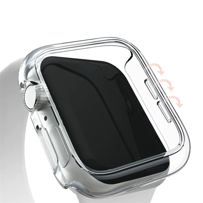 

PC Case For Apple Watch 7 41mm 45mm Bumper Cover for iwatch Case Watch Accessories Protection, Many colors are available