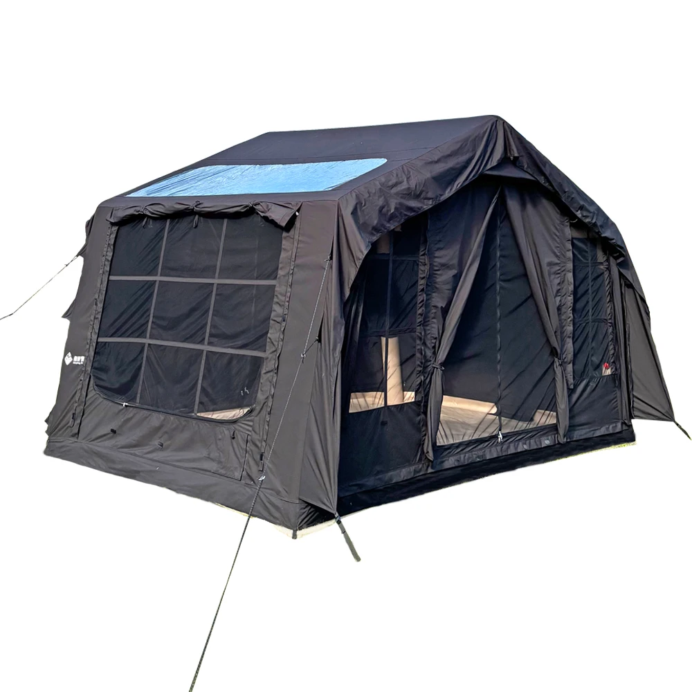 Large Outdoor Expandable Air Tent Inflatable Camping Tent Family Outdoor Inflatable Tent With Canopy