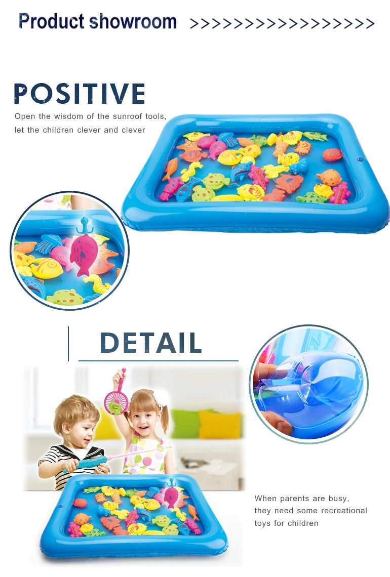 Cheap children educational magnetic summer water pool game kids fishing toy
