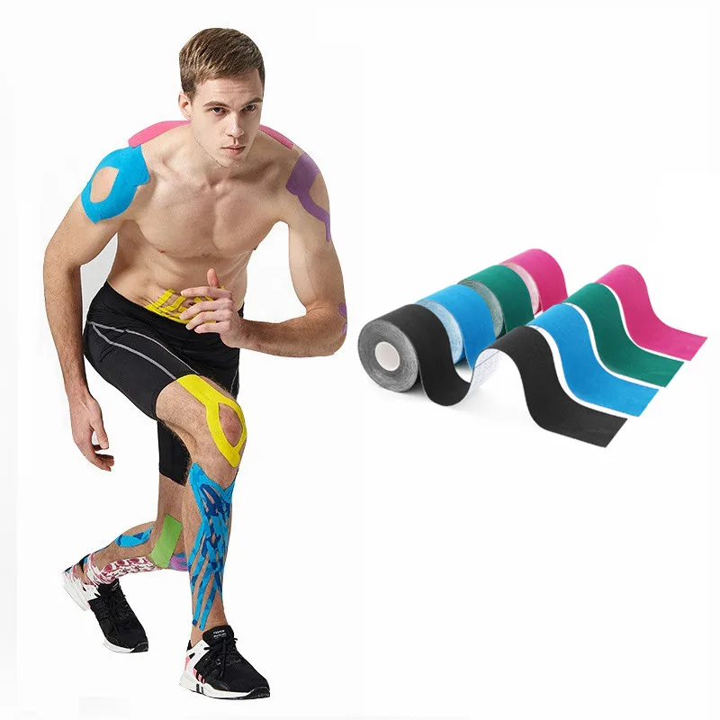

Customized Multiple-Purpose 5cm KT Waterproof Athletic Sports Muscle Kinesiology Tape