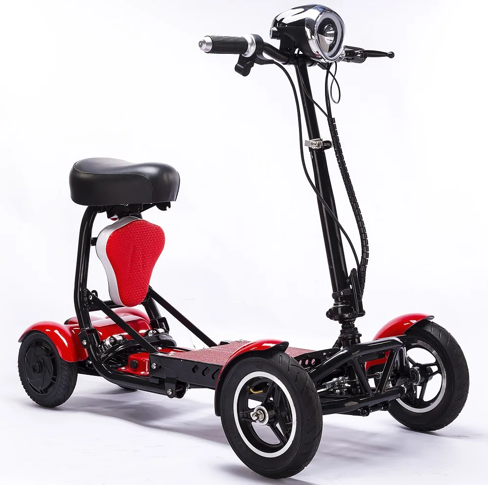 

Outdoor Fashion Double Seat Electric Scooter Two People 4 Wheel Mobility Scooter For Senior, Gray\red\blue\silver\customized