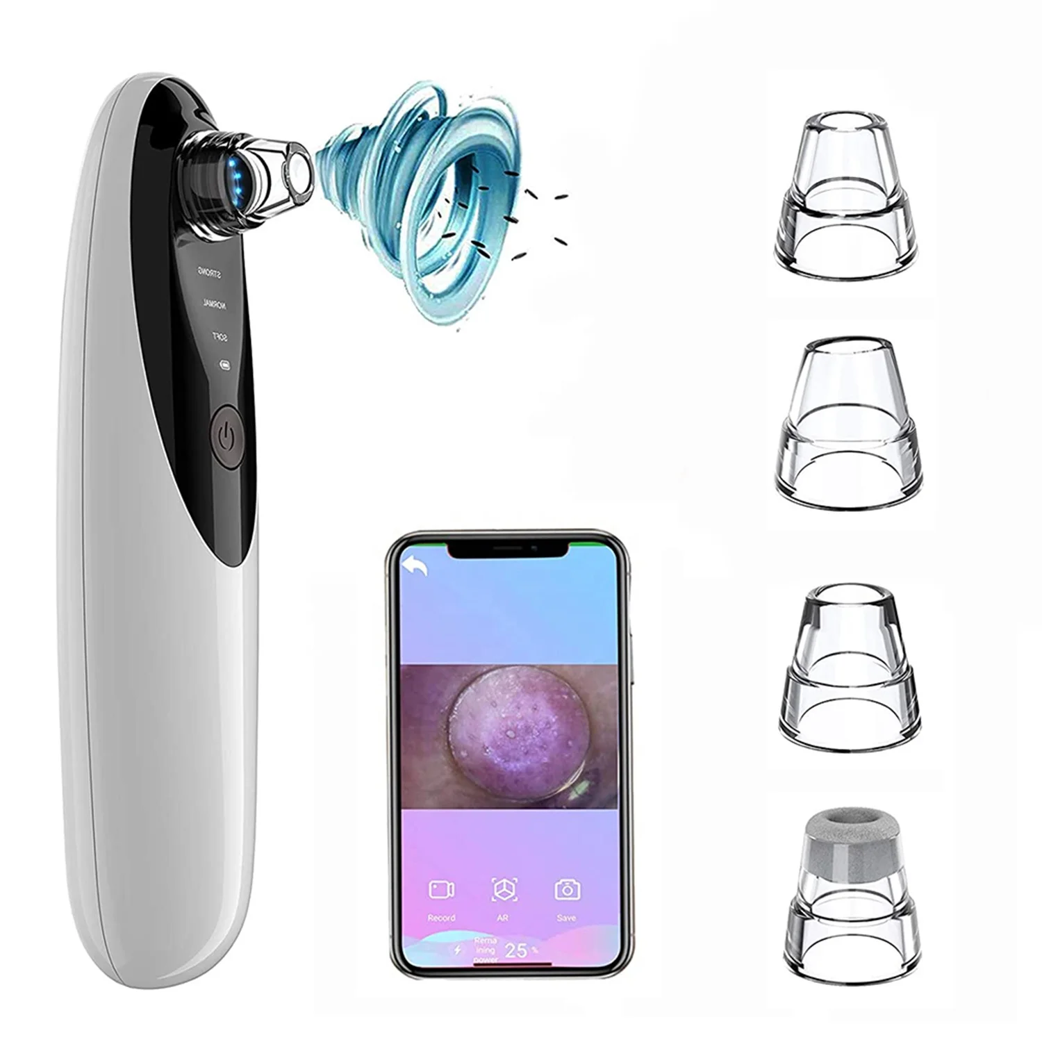 

Puntos Negros Bye Bye Black Head Aspirateur Point Noir Suction Electric With Camera Device Pore Vacuum Blackhead Remover