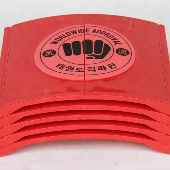 

The new arc break the tile taekwondo falling board, taekwondo side stick board