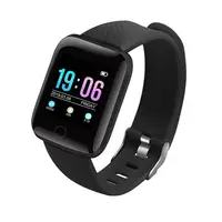 

Hot selling 116 plus pedometer heart rate BT 4.0 fitness tracker smartwatch message reminder sports smart bracelet