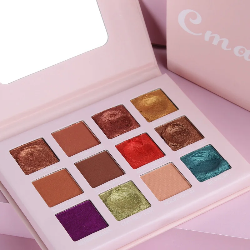 

2021 New Product Make Up HOT 12 Colors Beauty Glaze Nude Eyeshadow Palette Make Up Pallets Eye Shadow