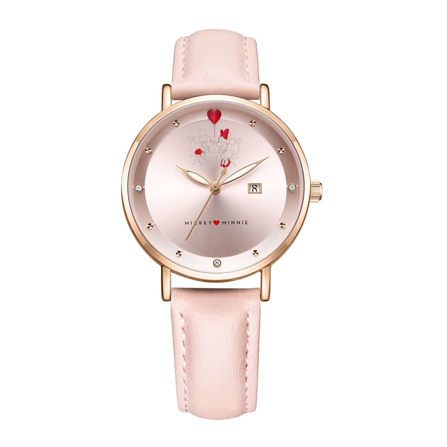 

2020 OEM Fancy Lady Wrist Watch,Pink Leather Band Ladies Women Watch