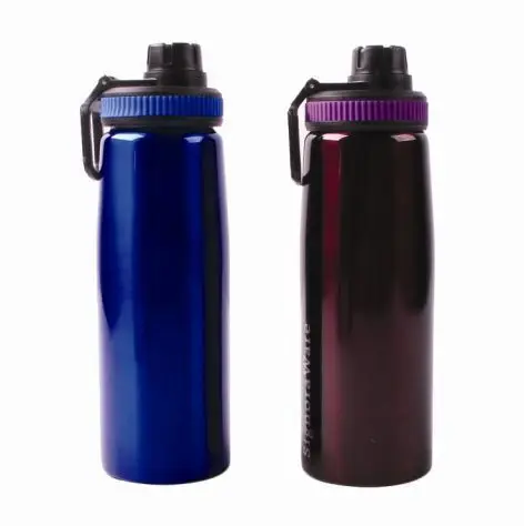 

950ml Outdoor Gift Camping Safe Round Tea Single Layer Stainless Steel Sports Bottle, As picture