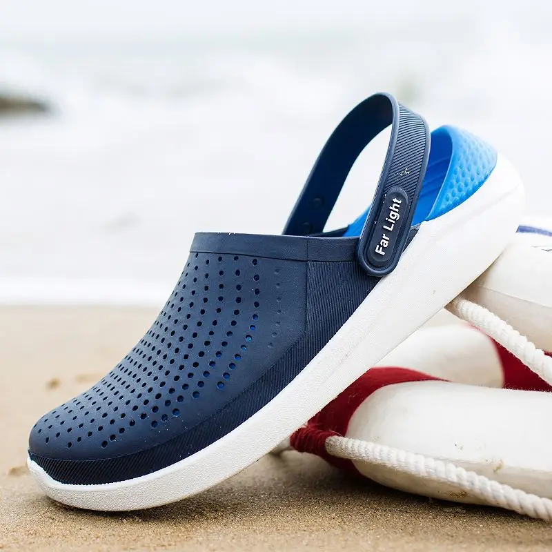 

Summer Beach Shoes Woman Outdoor Slippers Breathable Sandals Men Antiskid Slides Couples Flip Flops Slip-on Shoes comfortable sh