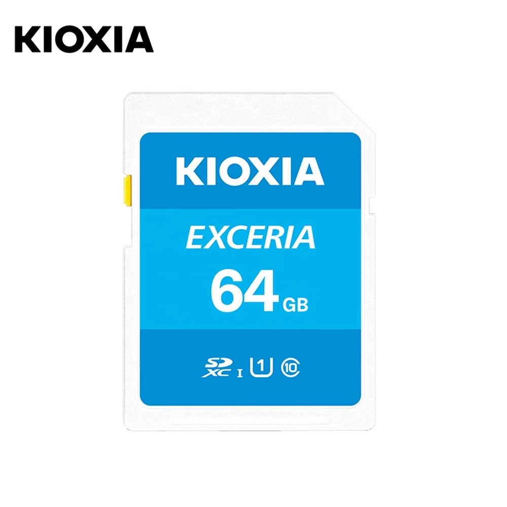 

100% Original KIOXIA Exceria SD Memory Card 32GB 64GB 128GB 256GB SD Card SDXC UHS-I U1 Class 10 100MB/s for Camera